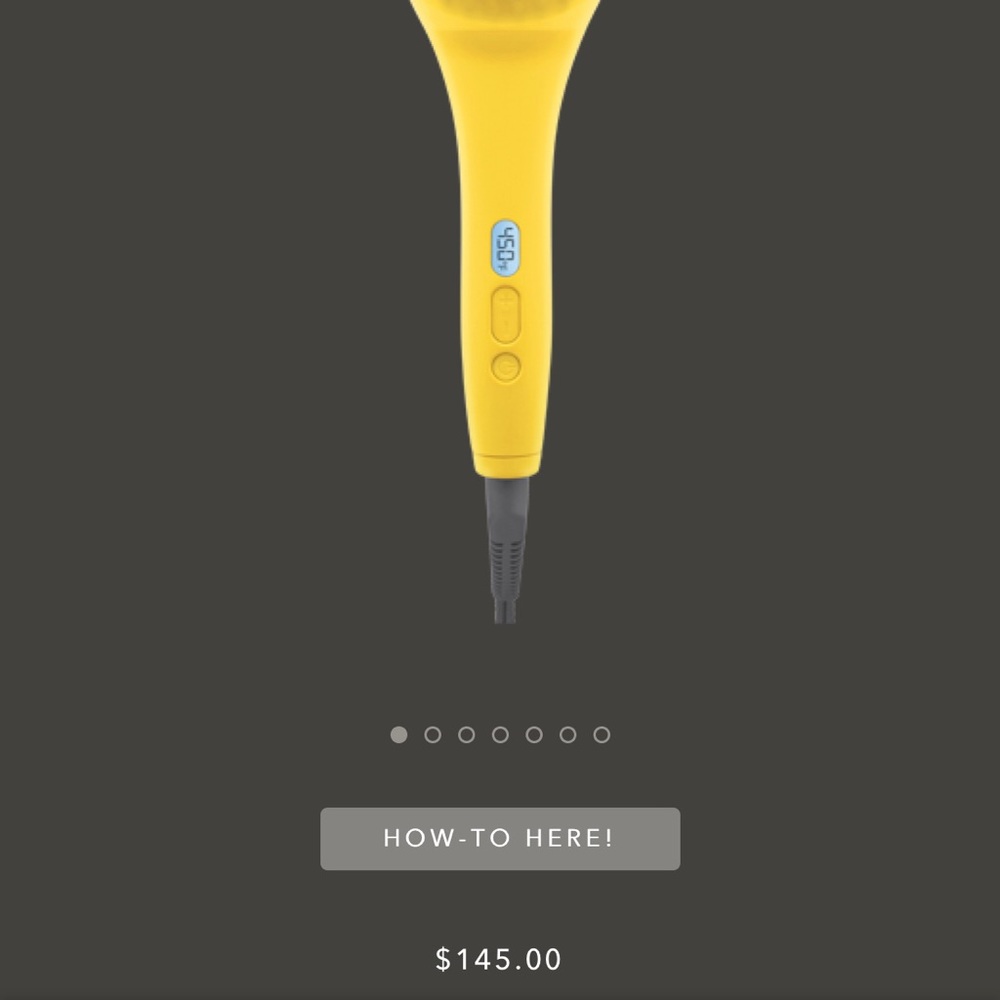 DRYBAR heated hair straightening brush